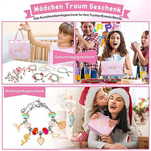 Carica l'immagine nel visualizzatore di Gallery, Tomylv Regalo Bambina 5-13 Anni, Braccialetti Bambina Kit Braccialetti Fai da Te Ragazza, Giochi Bambina 8 Anni Femmina Crea Braccialetti Bambina Idee Regalo Natale Regalo Compleanno per 6 7 8 9 Anni