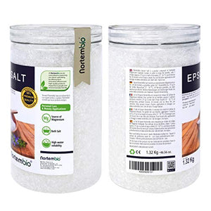 Nortembio Sale di Epsom 1,32 kg, Fonte Concentrata Magnesio, Sale... - Ilgrandebazar