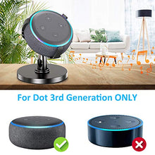Carica l&#39;immagine nel visualizzatore di Gallery, Bovon Supporto da Tavolo per Echo Dot 3ª generazione, Nero