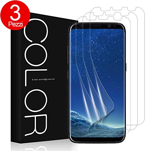 G-Color Pellicola Galaxy S8, [3 Pezzi] Trasparente in TPU... - Ilgrandebazar