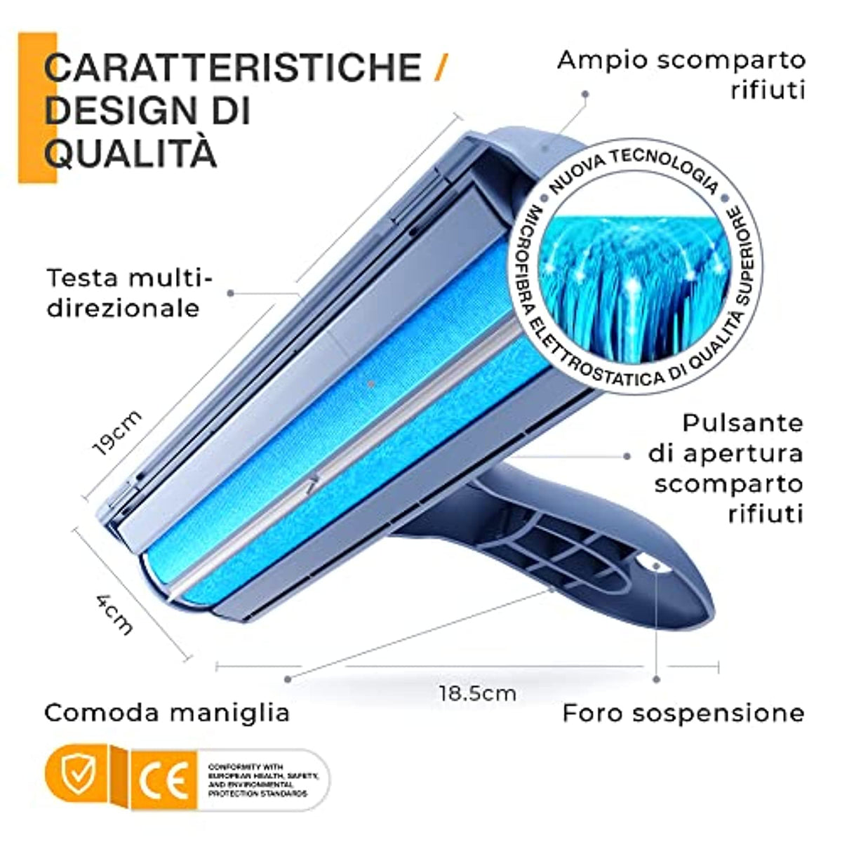 Per Peli Reusable Lint Roller ,Portable Rullo Per Peli Di Animali