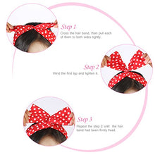 Carica l&#39;immagine nel visualizzatore di Gallery, PIXNOR Filo archetto Bowknot retrò Polka Dot filo titolari di capelli per...