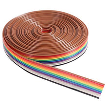Carica l'immagine nel visualizzatore di Gallery, eetek 5 m cavo filo di IDC nastro piatto del colore arco iris de 10 pin