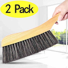 Carica l'immagine nel visualizzatore di Gallery, Morbida spazzola -2pcs manico in legno hotel famiglia vestiti polvere...