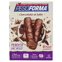 Carica l&#39;immagine nel visualizzatore di Gallery, Pesoforma Barrette Cioccolato al Latte - Pasti sostitutivi dimagranti - SOLO... - Ilgrandebazar