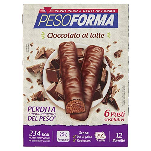 Pesoforma Barrette Cioccolato al Latte - Pasti sostitutivi dimagranti - SOLO... - Ilgrandebazar
