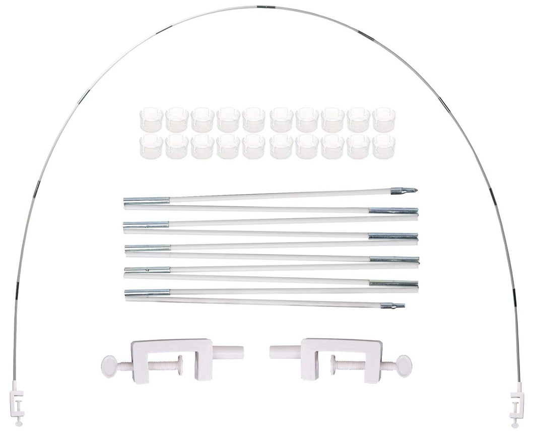 PILIN Kit Arco Palloncino Bianco per Diverse Dimensioni del Tavolo