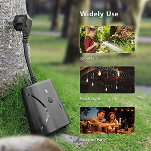Presa WiFi da Esterno Impermeabile Teckin 16A 4000W Intelligente...