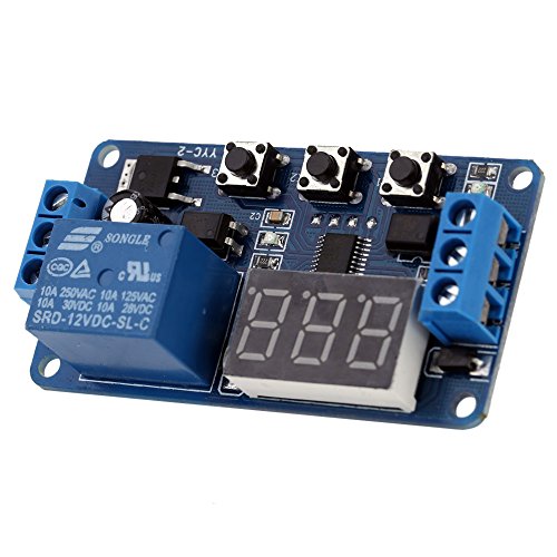 KKmoon 12V Modulo Relè Delay Timer Digitale Control Switch Relay Module, - Ilgrandebazar