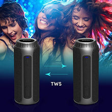 Carica l&#39;immagine nel visualizzatore di Gallery, Zamkol Cassa Bluetooth 5.0, 30W HD Stereo Altoparlante Portatile con Nero - Ilgrandebazar
