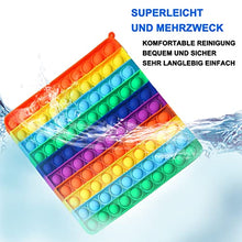 Carica l&#39;immagine nel visualizzatore di Gallery, Pop it 10x10 con Il Numero,l’arcobaleno popit Gioco,poppit Giocattoli per ridurre lo stress dei bambini e degli adulti,Grande Quadrato Fidget Toys,Gigante da 100 pupit,da Fidget Toys Set (100 pupit)