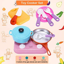 Carica l&#39;immagine nel visualizzatore di Gallery, joylink Taglio Frutta e Finti Alimenti, 42pcs Cucina Cibo Giocattoli Accessori da Cucina Giocattoli di Plastica per Tagliare Verdure Frutta Giocattolo Educativo Bambini 3+ Anni