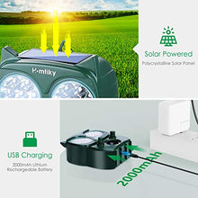 Carica l&#39;immagine nel visualizzatore di Gallery, Repellente Gatti, Homtiky Ultrasuoni Energia Solare IP66...