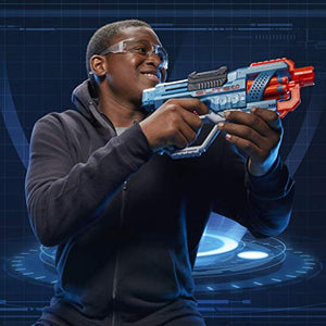 Hasbro Nerf Elite 2.0-Commander RD-6 (blaster con tamburo rotante e 12 dardi inclusi), Multicolore, 6.7 x 36.2 x 24.1 cm