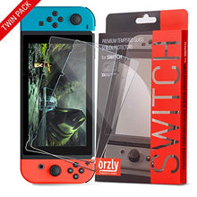 Carica l'immagine nel visualizzatore di Gallery, Orzly Pellicole Protettive per Nintendo Switch – Protettori Schermo Vetro...