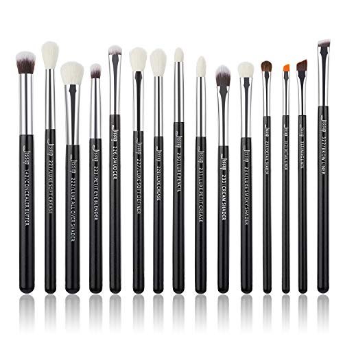 Jessup 15Pz Pennelli per trucco professionale Set pennelli Strumenti...