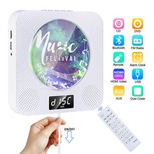 Carica l&#39;immagine nel visualizzatore di Gallery, Lettore CD/DVD Portatile Bluetooth Gueray CD DVD Montabile a Parete... - Ilgrandebazar