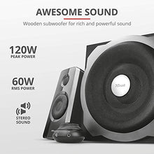 Carica l&#39;immagine nel visualizzatore di Gallery, Trust Tytan Set Altoparlanti 2.1 con Subwoofer, Risparmio Energia, Standard,...