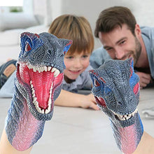 Carica l&#39;immagine nel visualizzatore di Gallery, Lebze Burattino di Mano Velociraptor Dinosauro Action Figure - Ilgrandebazar