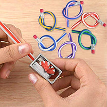 Carica l&#39;immagine nel visualizzatore di Gallery, Pieghevoli Matite Flessibili e Gomme Emoji Set 48PZ - Matita... - Ilgrandebazar