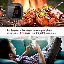 Carica l&#39;immagine nel visualizzatore di Gallery, Inkbird IBT-4XS Bluetooth Termometro Cucina Digitale + 4 sensore