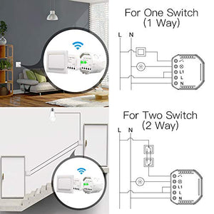 MOES Interruttore luce intelligente diy fai-da-te Modulo Smart...