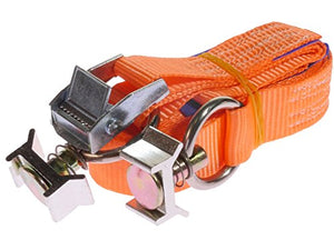 10 x 250 kg 5 m Cinghie con fibbia e occhiello per rotaia fresata di... - Ilgrandebazar