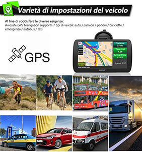 AWESAFE Navigatore Camion 9 Pollici 2020 Bluetooth GPS Navigatore...