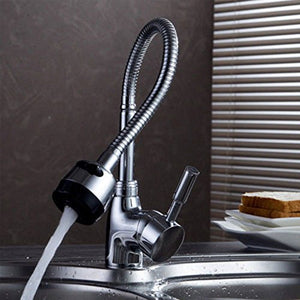 Catalpa Blume Rubinetto miscelatore da cucina, girevole a 360°, rubinetto... - Ilgrandebazar