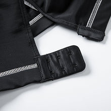 Carica l'immagine nel visualizzatore di Gallery, SYROKAN Donna Reggiseno Sportivo Sostegno Totale Senza Ferretto 6E, Nero
