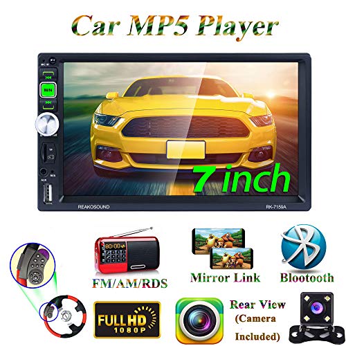 Honboom Autoradio Bluetooth 2 DIN Car Stereo con 7 Pollici HD Touchscreen...