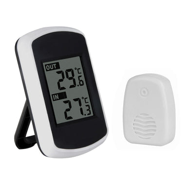 PHILED Termometro Digitale per Interni ed Esterni Wireless LCD con sensore... - Ilgrandebazar