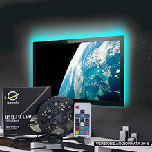 Carica l&#39;immagine nel visualizzatore di Gallery, Striscia LED RGB NeedIT, Retroilluminazione TV 2m Alimentata USB, Nastro...