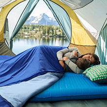 Carica l'immagine nel visualizzatore di Gallery, Glymnis Sacco a Pelo Ultraleggero con Cuscino Gonfiabile Sacchi a Blu