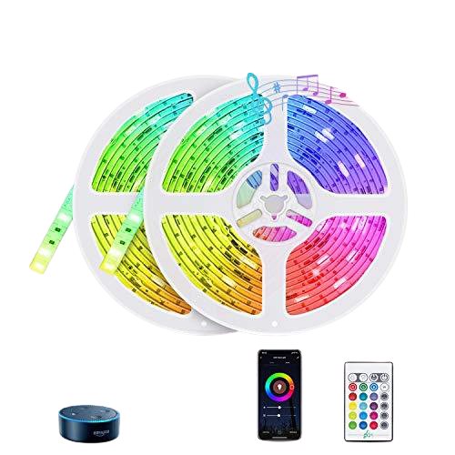 10M WIFI Striscia LED Alexa, TASMOR Smart RGB Impermeabile... - Ilgrandebazar