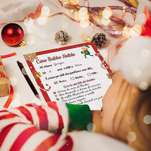 Carica l'immagine nel visualizzatore di Gallery, KOÏLWËS Letterina Babbo Natale - Certificato di Babbo Natale Libro dei Bambini Buoni - Idee Regali Bambini Natale Originali - Kit Babbo Natale - Regali Natale