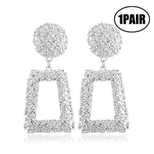 Carica l'immagine nel visualizzatore di Gallery, LEEQ Orecchini di Strass con in Argento 925 da Donna encantadoras（Style 2） - Ilgrandebazar