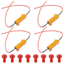 Carica l&#39;immagine nel visualizzatore di Gallery, Kinstecks 4PCS 50W 6Ohm Resistori di carico a LED Resistenza segnale a...