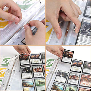 Lictin Raccoglitore Carte - Card Binder 30 Pagine,Maximum 540 Cards per L - Ilgrandebazar