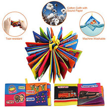 Carica l'immagine nel visualizzatore di Gallery, BelleStyle Libro Stoffa, Set Neonato, Quiet Book, Tattile per Bambini,...