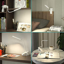 Carica l'immagine nel visualizzatore di Gallery, LENCENT Lampada da Lettura 24 LED con Clip, 9 Livelli di Luminosità【Bianca...