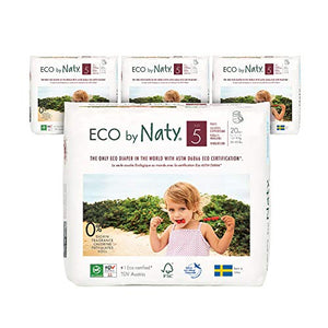 Eco by Naty, Mutandina, Taglia 5, 4 x Pachi da 20 (80 pannolini) 5 - Ilgrandebazar