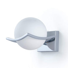 Carica l&#39;immagine nel visualizzatore di Gallery, DAXGD LED Luci sfera di vetro Lampade da parete, Applique parete Bianca