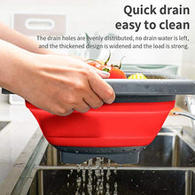 Carica l&#39;immagine nel visualizzatore di Gallery, BAIYI Set di 3 scolapasta Pieghevoli in Silicone, per Cucina, scolare la...