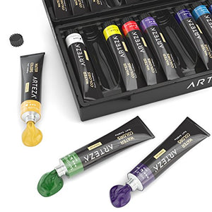 Arteza Acquerelli in Tubetto Professionali, Set da 24 Tubetti Metallo (24... - Ilgrandebazar