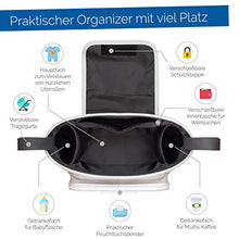 Carica l'immagine nel visualizzatore di Gallery, GLÜCKSWOLKE Borsa per Passeggino - Motivo Pinguino I Organizer Pia Pinguin