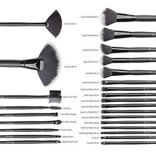 Carica l&#39;immagine nel visualizzatore di Gallery, Start Makers Set di 32 pennelli per Make-Up con custodia in Cuoio Lusso e...