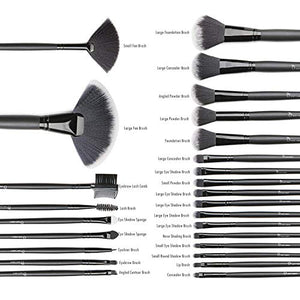 Start Makers Set di 32 pennelli per Make-Up con custodia in Cuoio Lusso e...