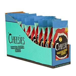 Palline Croccanti di Snack al Formaggio Cheesies, formaggio capra. Senza...