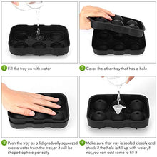 Carica l'immagine nel visualizzatore di Gallery, Aitsite 3Pcs Stampo Ghiaccio Cubetti in Silicone Tipo Piazza, Forma...